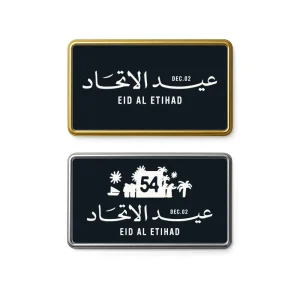 Rectangular Badges with Magnet with Printing