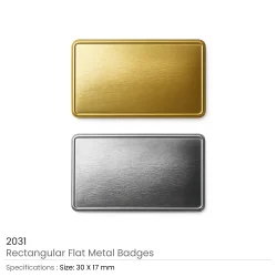 Rectangular Badges with Magnet