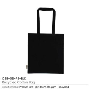 Recycled Cotton Bags Black