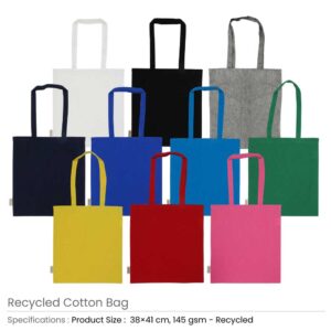 Recycled Cotton Bags Colors