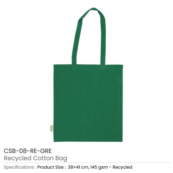 Recycled Cotton Bags Green