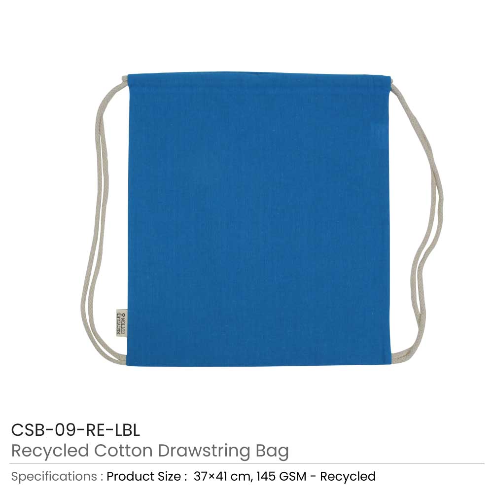 Recycled-Cotton-Drawstring-Bags-Light-Blue-CSB-09-RE-LBL