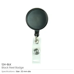 Reel Badges Black