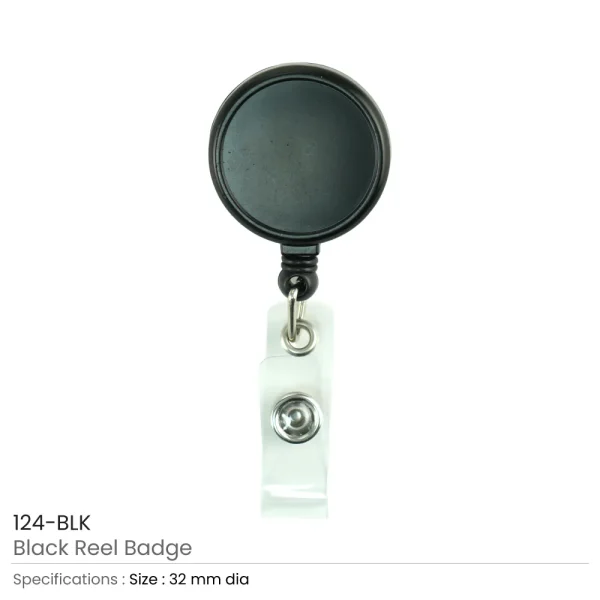 Reel Badges Black