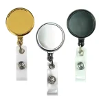 Round Metal Reel Badges Blank