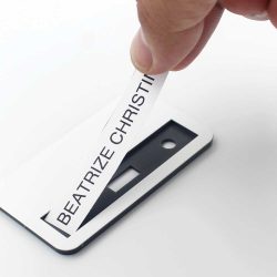 Reusable Insert Name Badges