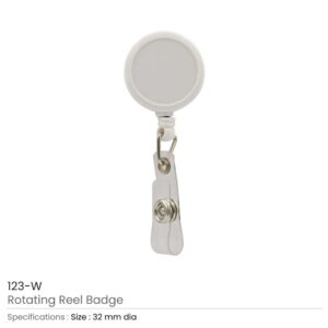 Reel Badges White