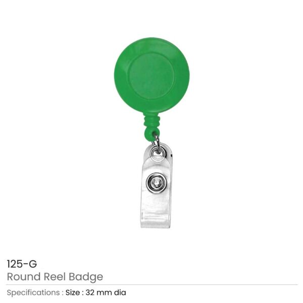 Customized 32 mm Round Shape Durable Retractable Badge Reel Working Badge  Clip - China Badge Reel, Badge Clip