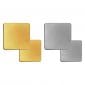 Square Flat Metal Badges