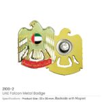 UAE-Falcon-Metal-Badges-2100-2