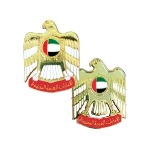 UAE Falcon Metal Badges