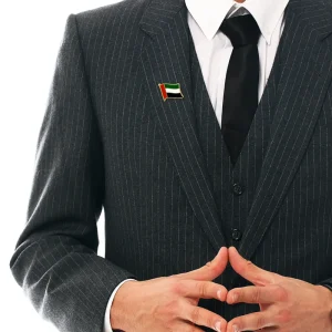 UAE Flag Design Badges with Magnet Sample