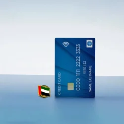 UAE Flag Design Badges with Magnet Actual Size