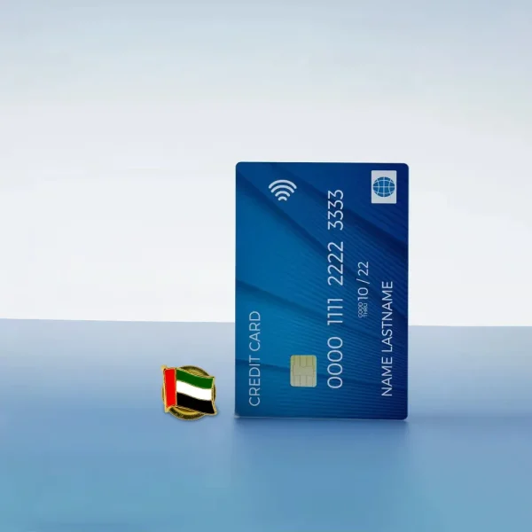 UAE Flag Design Badges with Magnet Actual Size