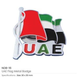 UAE Flag Badges with Magnet