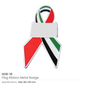 UAE Flag Ribbon Badges