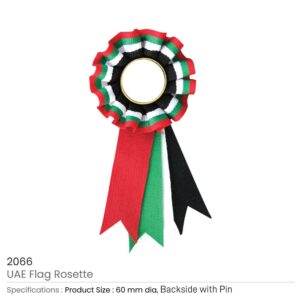 UAE Flag Rosette - Image 3