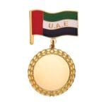 UAE Flag Medal Branded Badges