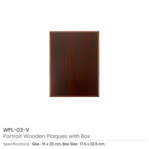 Wooden Plaques Vertical Small