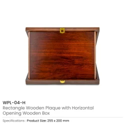 Wooden Plaques Horizontal with Box