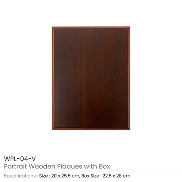 Wooden Plaques Vertical Medium