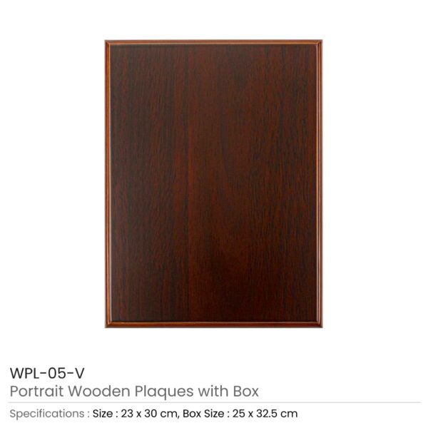 Wooden Plaques Vertical Big