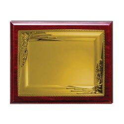 Wooden Plaques Gold Laserable Plate