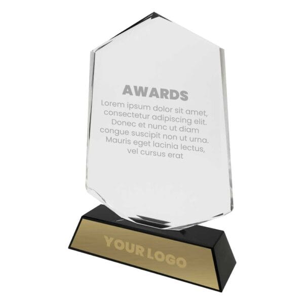 Laser Engraved Crystal Awards