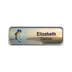 Printed Metal Injected Name Badges