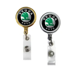 Round Metal Reel Badges for ID Cards - Image 7