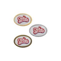 Oval Badges Printed