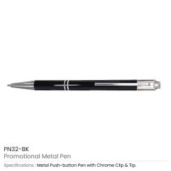 High Quality Metal Pen Black