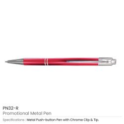 High Quality Metal Pen Red