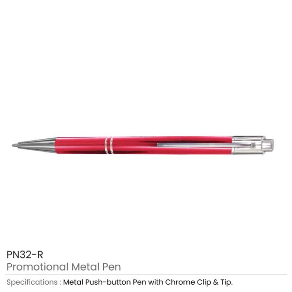 High Quality Metal Pen Red