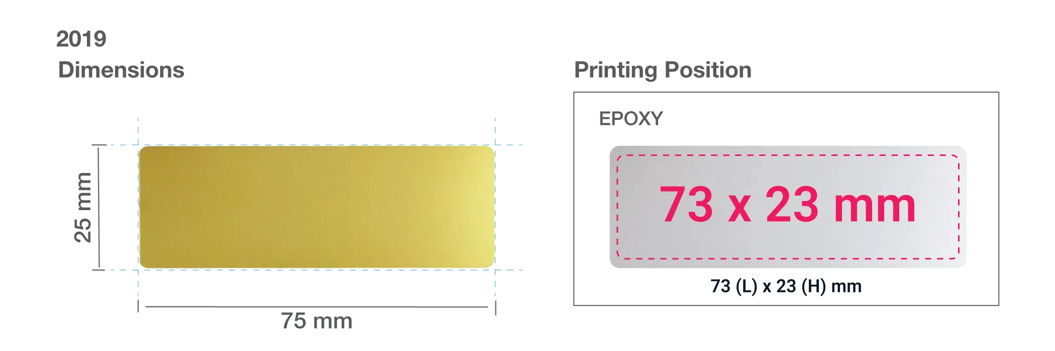 Aluminum Name Plates Print Details