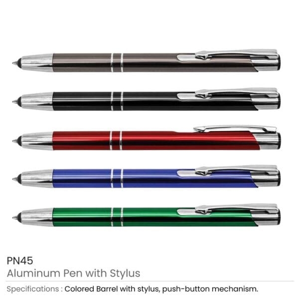 Promotional Aluminum Pens with Stylus