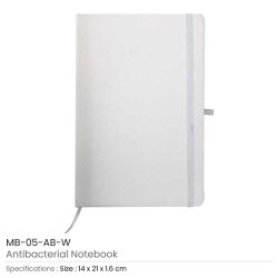 Antibacterial Notebooks White