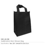 Black-Non-Woven-Bags-NW-A5-BK