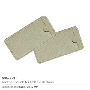 Leather Cover for Card Shaped USB