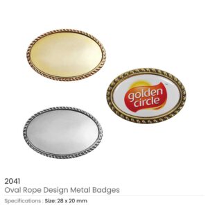 Oval Logo Badges