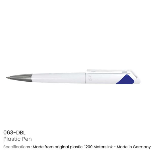 Plastic Pens - Dark Blue