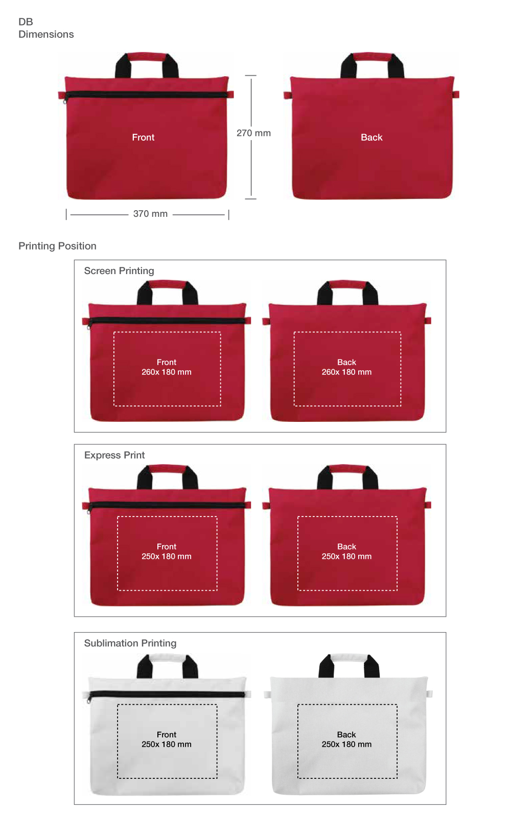 Print on Promotional Document Bags