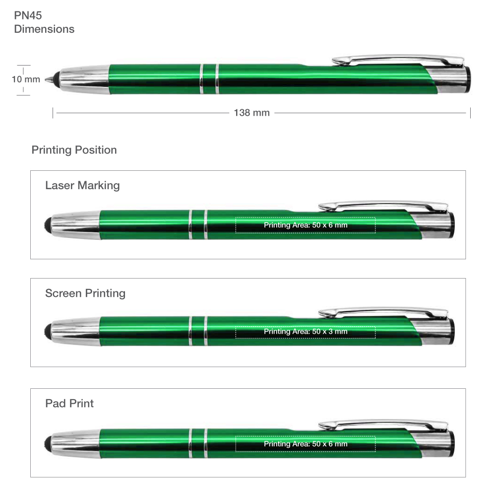 Metal Pens Printing