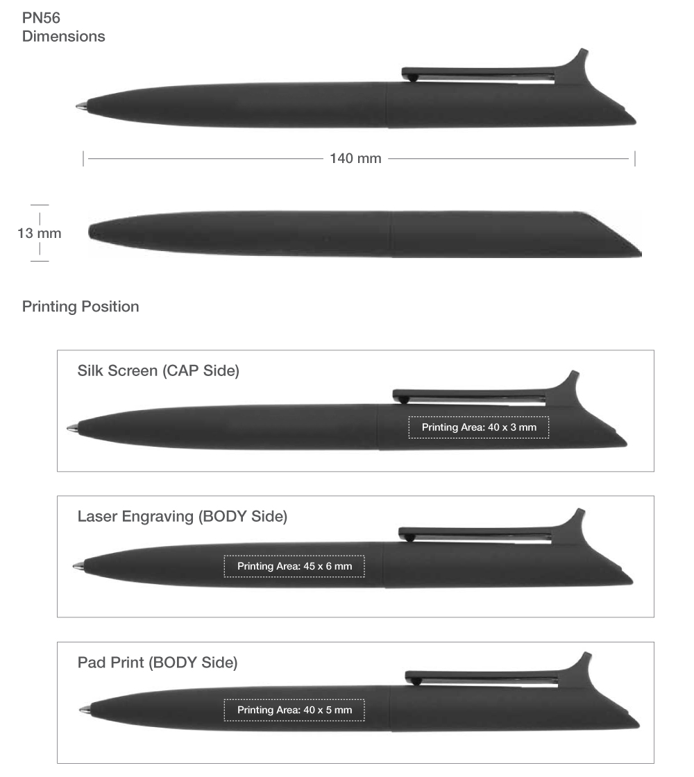 Metal Pens Printing