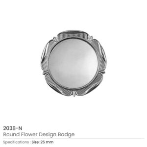 Round Logo Badges Silver