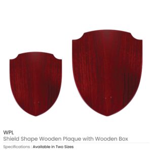 Shield Shaped Wooden Plaques WPL