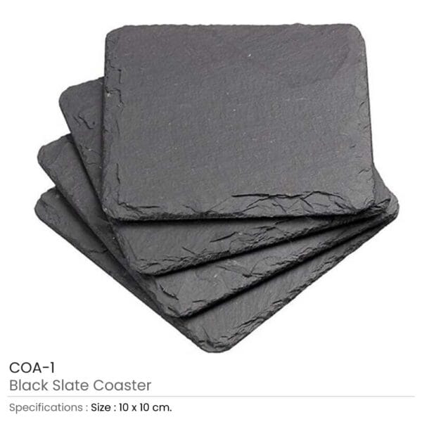 Promotional Square Slate Coaster COA-01