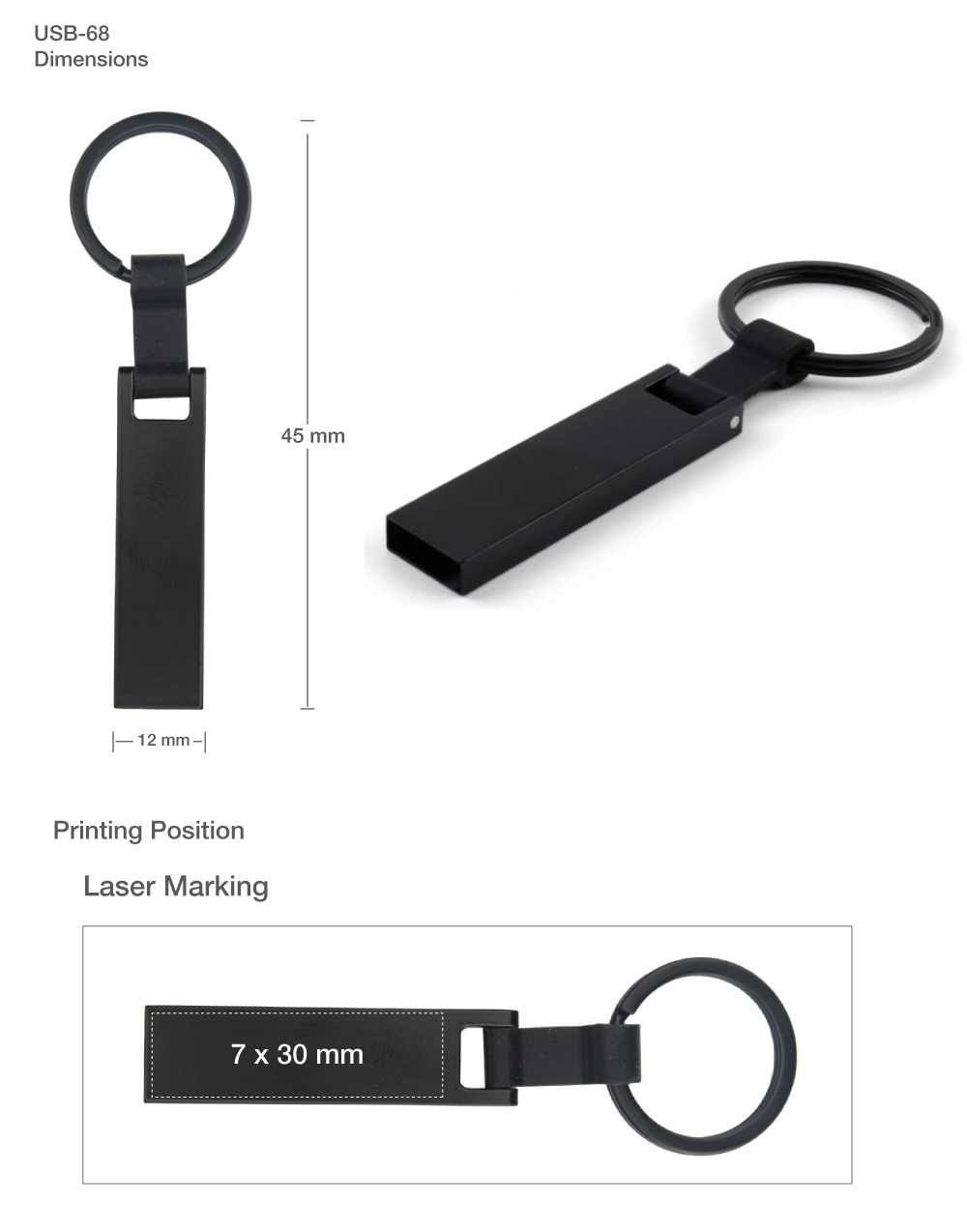 Key Holder USB Printing
