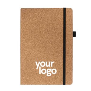 Branding A5 Size Cork Cover Notebooks