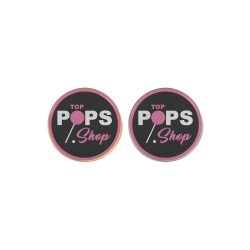 Printed Round Flat Metal Badges